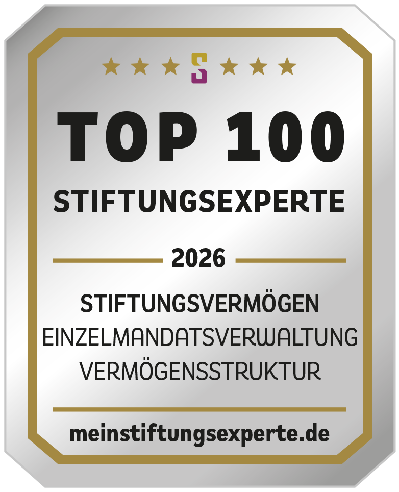 Siegel TOP 100 Stiftungsexperte