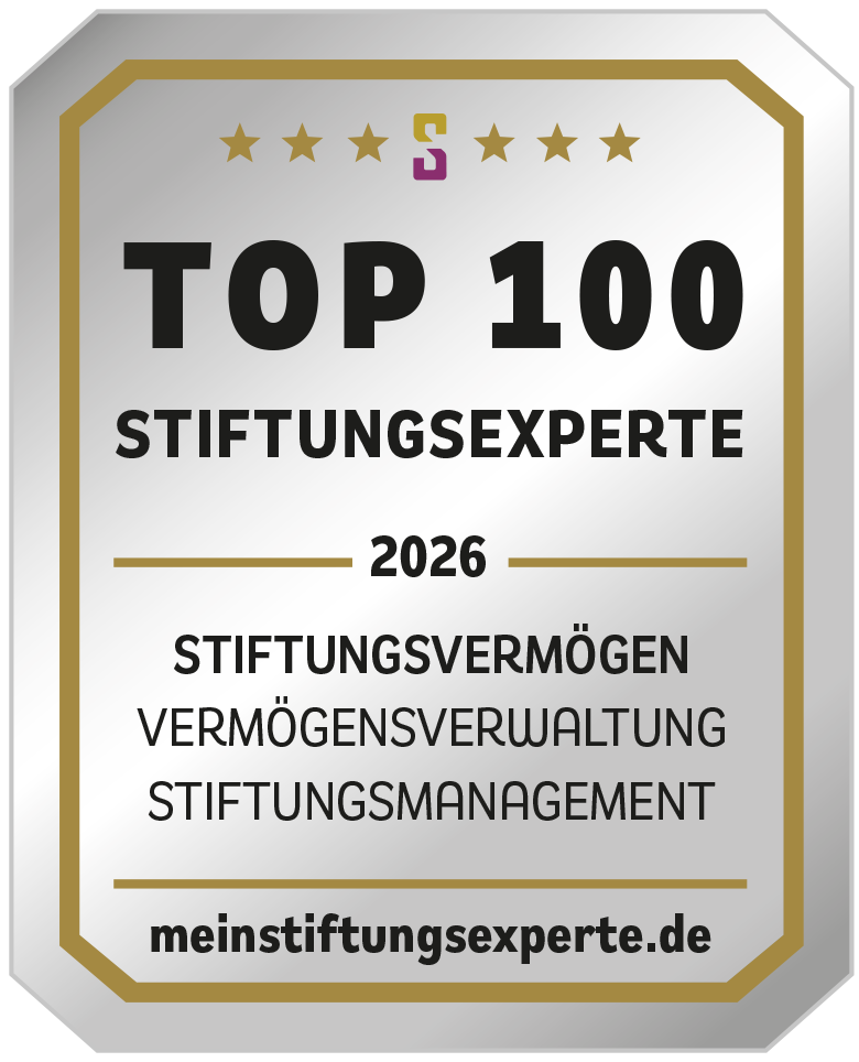 Siegel TOP 100 Stiftungsexperte