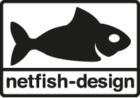 Logo netfish-design - Webagentur für Stiftungen